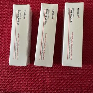 Koriderm+ All-In-One Time Reverse Skincare Cream - White with Red Accents
